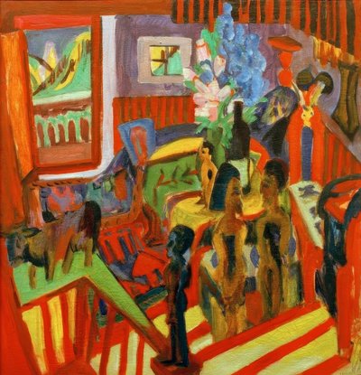 Atelierecke von Ernst Ludwig Kirchner